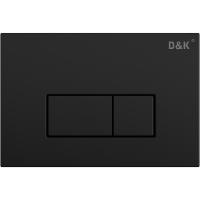 Клавиша смыва D&K Rhein DB1499025 Черная