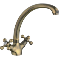 Смеситель для кухни Haiba HB4219-4 цвет бронза