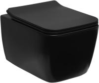 Унитаз Allen Brau Liberty 2 4.33007.31 подвесной черный матовый без сиденья