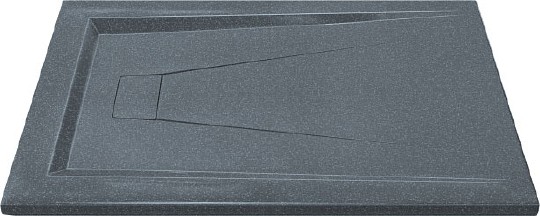 Душевой поддон из искусственного камня Good Door Атриум 120×80 ЛП00032 серый