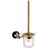 Ёршик для унитаза CeramaLux Luxury 57513 Черный Золото