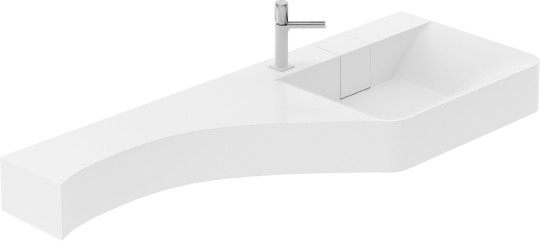 Раковина над стиральной машиной Цвет и стиль Кулибинка 135 НФ-00007404 правая, белая