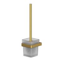 Ершик для унитаза Whitecross Cubo CU2470GLB настенный, брашированное золото