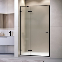 Душевая дверь в нишу RGW Stilvoll SV-004-B 1000х2000 профиль черный, стекло матовое