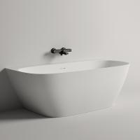 Ванна пристенная 160х80х59см.Salini Sofia Wall 160 102517G, материал: S-Sense, цвет: белый