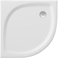 Душевой поддон из искусственного камня Ravak Elipso Pro 80×80 Flat XA234411010 белый