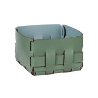 Корзинка Colombo Design Adj Mini Bottega BADJ1019-6050 19x19хh13 см, эвкалипт|небесный