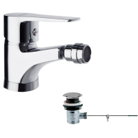 Смеситель Ramon Soler Titanium 1803VA1169 для биде, с донным клапаном, хром