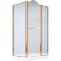 Душевой уголок Migliore Diadema 120×80 R 22674 профиль бронза, стекло матовое