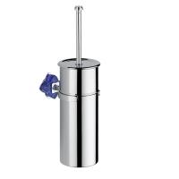 THG Pétale de cristal bleu Ёршик для унитаза для туалета, подвесной, хром/синий хрусталь