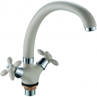 Смеситель для кухни D-Lin D153808-K хром/песочный