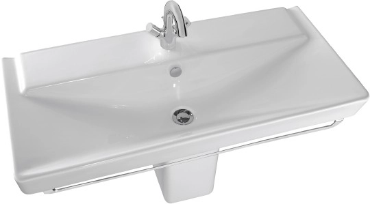 раковина накладная/ полувстраиваемая jacob delafon reve e4801-00 100 см