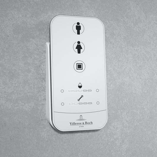 унитаз подвесной villeroy & boch viclean v0e100r7 с функцией биде, цвет черный