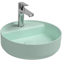 Раковина Isvea Infinity 10NF65042SV-2T накладная, Ø42 см, мятно-зеленый матовый
