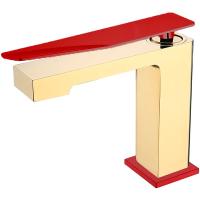 Смеситель для раковины Boheme Q 141-GR.2 Золото Красный