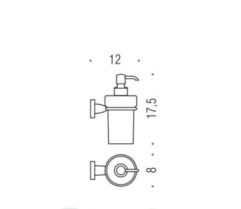 Дозатор для жидкого мыла Colombo Design Basic B9332