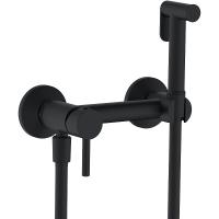 Гигиенический душ со смесителем RGW Shower Panels SP-215B 581408215-04 черный матовый