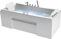 Акриловая ванна Gemy G9076 B гидромассажная, 177х81 см, цвет белый