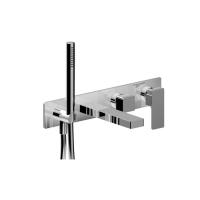 Смеситель для ванны Fantini Mint 34 93 F721B матовая сталь