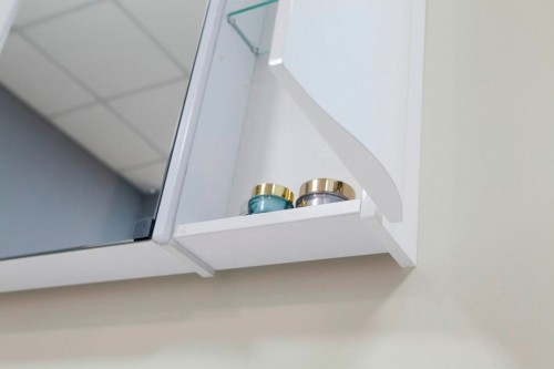 зеркальный шкаф акватон ондина 80 белое