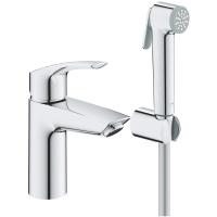 Смеситель для раковины GROHE Eurosmart 23124003 с гигиеническим душем (хром)