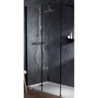 Душевая перегородка Jacob Delafon Serenity E14W120-BLV 120х200 см, профиль черный, стекло прозрачное Душевая перегородка Jacob Delafon Serenity E14W120-BLV 120х200 см, профиль черный, стекло прозрачное