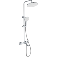 Душевая система Wonzon & Woghand WW-B3057-A-CR 255 мм, с термостатом, хром