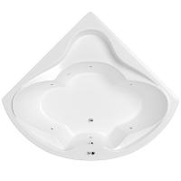 Акриловая ванна Whitecross Konsul 150x150 0110.150150.100.SOFT.CR цвет Белый с гидромассажем форсунки Хром