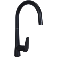 Смеситель для кухни Славен Коттедж Серия-Г СЛ-ОД-Г2Ч черный матовый