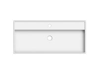 Раковина Scarabeo Teorema 2.0 5106/R-100A подвесная/накладная,100x46 см, белая