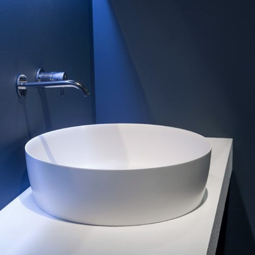 раковина накладная antonio lupi catino 50 см catino, белая