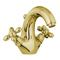 Смеситель Fima Carlo Frattini Olivia F5041OR на раковину, на 1 отв., с донным клапаном, золото Смеситель Fima Carlo Frattini Olivia F5041OR на раковину, на 1 отв., с донным клапаном, золото