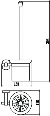 Ёршик для унитаза Savol 99 S-009994