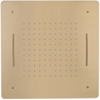 Потолочный душ Boheme 428-MG 600 мм, 2 режима, золотой матовый