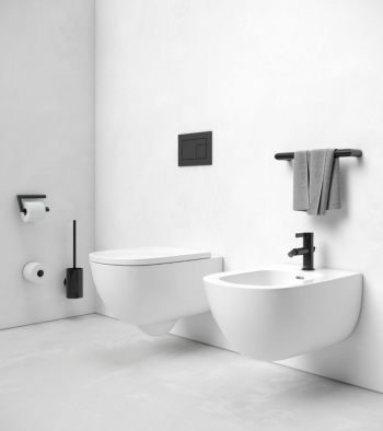 Держатель запасного рулона Keuco REVA 12863 370000 черный матовый