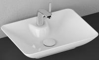 Раковина Isvea SistemaY Clear 10SY50052SV накладная, 52.5x39.5 см, белый