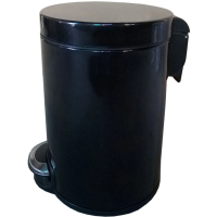 Мусорное ведро Binele Lux WP30LB 30л, с педалью, черный