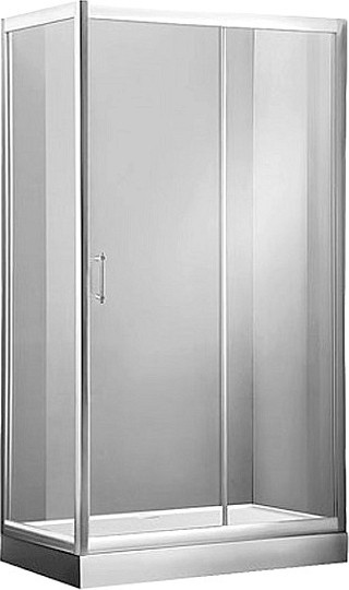 душевой уголок aquanet alfa naa1131 00168419 800х1500х2000 стекло прозрачное, профиль хром
