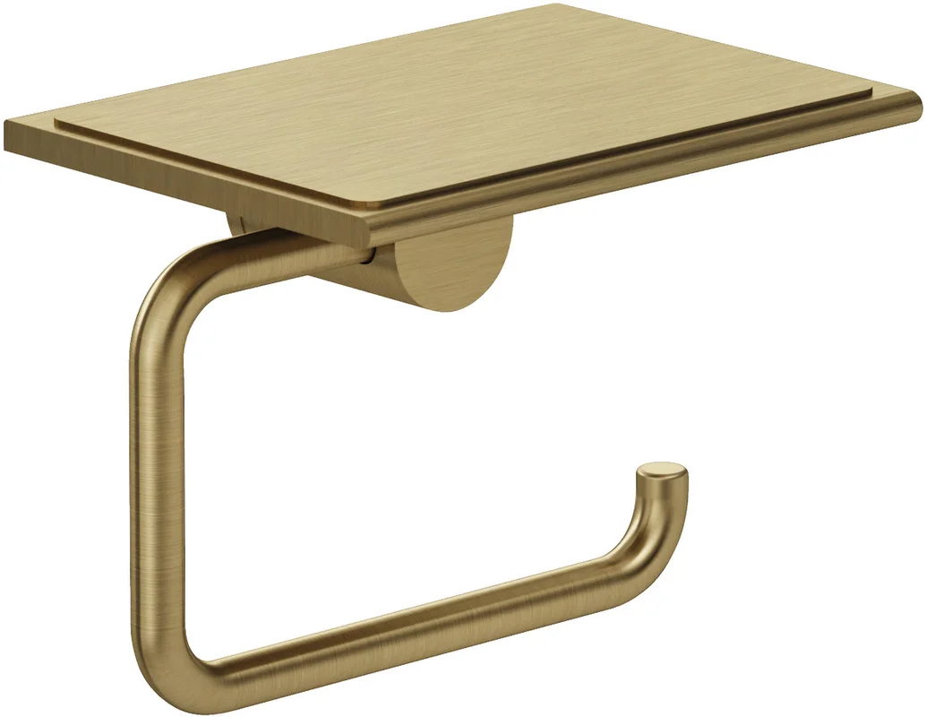 Держатель туалетной бумаги Kludi Vela R 58971N0 брашированное золото