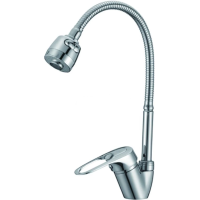 Смеситель для кухни D-Lin D150628-T с гибким изливом, хром