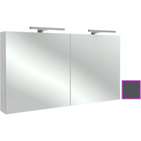 Зеркальный шкаф серый антрацит 120x65 см Jacob Delafon Odeon Up EB798RU-442