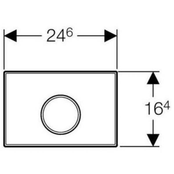 кнопка для инсталляции geberit sigma 10 115.758.kn.1 цвет хром/матовый цвет хром кнопка для инсталляции geberit sigma 10 115.758.kn.1 цвет хром/матовый цвет хром