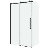 Душевой уголок Black&White Stellar Wind 100×90 S808 профиль черный матовый, стекло прозрачное Душевой уголок Black&White Stellar Wind 100×90 S808 профиль черный матовый, стекло прозрачное