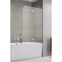 Шторка на ванну Radaway Torrenta PND 120R 12011203-101R профиль хром, стекло прозрачное