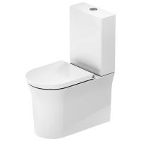 Чаша унитаза-компакт Duravit White Tulip 2197092000, безободковый, цвет: белый