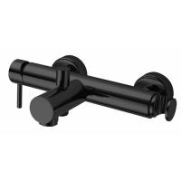 Смеситель Bossini Oki Z005101.073 с авт. девиатором, c держателем душ. лейки, соединение 1/2”, цвет: черный матовый