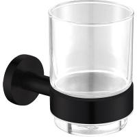 Стакан для зубных щеток Aquanet 4584MB черный матовый