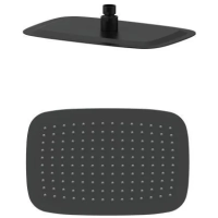 Верхний душ Wonzon & Woghand WW-88DP03-MB 300x200 мм, черный матовый