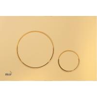 Кнопка для инсталляции AlcaPlast Thin M675 золотая