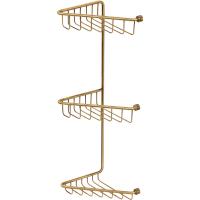 Полка корзина Migliore Complementi 22031 угловая, цвет бронза